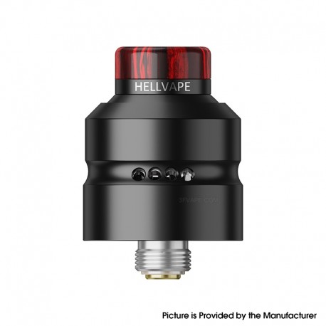 [Ships from Bonded Warehouse] Authentic Hellvape Dead Rabbit Mini RDA Tank Atomizer - Black, BF Pin, 20mm Diameter