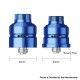[Ships from Bonded Warehouse] Authentic Hellvape Dead Rabbit Mini RDA Tank Atomizer - Rainbow, BF Pin, 20mm Diameter