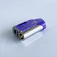 Rekavape Prisma Style DNA60C 60W SBS Box Mod - Purple, SS + Juma, 1~60W, 1 x 18650, Evolv DNA60C Chipset