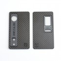 SXK MISSION XV DotMission Style Panels System DMPS Set - Black, Carbon Fiber Panels + Black Aluminum Inners + Titanium Buttons