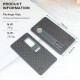 SXK MISSION XV DotMission Style Panels System DMPS Set - Black, Carbon Fiber Panels + Black Aluminum Inners + Titanium Buttons