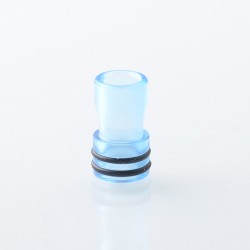 Monarchy Tapered Style 510 Drip Tip - Translucent Blue, Acrylic