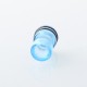 Monarchy Tapered Style 510 Drip Tip - Translucent Blue, Acrylic