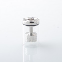 Rekavape Replacement Top Refilling Tank Tube Kit for Diplomat Style RDL RTA / Diplomat Style MTL RTA - Silver, 5.0ml