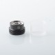Rekavape Extender Tank for Monarchy Ost Old School MTL and DL RTA Atomizer - Black + Translucent, 316 Stainless Steel + PCTG