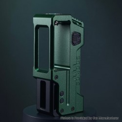 Authentic GD Mods D.Box V2 60W AIO Boro Mod - Green, VW 1~60W, 1 x 18650, YiHi SX600HL Chipset