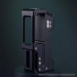 Authentic GD Mods D.Box V2 60W AIO Boro Mod - Black + Silver, VW 1~60W, 1 x 18650, YiHi SX600HL Chipset