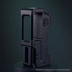 Authentic GD Mods D.Box V2 60W AIO Boro Mod - Black, VW 1~60W, 1 x 18650, YiHi SX600HL Chipset