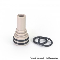 SXK 510 Drip Tip for Monarchy Ost Old School MTL / DL RTA Atomizer - Beige, PEEK