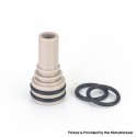 SXK 510 Drip Tip for Monarchy Ost Old School MTL / DL RTA Atomizer - Beige, PEEK