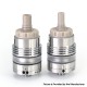 SXK Monarchy OST Old School Style DL RTA Rebuildable Tank Atomizer - Silver, Air Pins 2, 2.5, 3, 3.5mm, 22mm Diameter