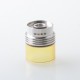 Rekavape Extender Tank for Monarchy Ost Old School MTL and DL RTA Atomizer - Silver + Brown, 316 Stainless Steel + PEI