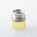 Rekavape Extender Tank for Monarchy Ost Old School MTL and DL RTA Atomizer - Silver + Brown, 316 Stainless Steel + PEI