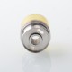 Rekavape Extender Tank for Monarchy Ost Old School MTL and DL RTA Atomizer - Silver + Brown, 316 Stainless Steel + PEI