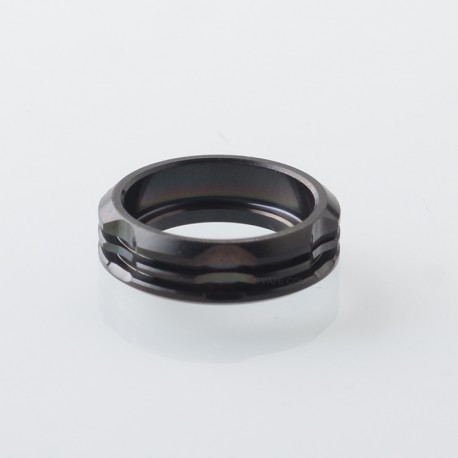 415 Style Slant Ring for 510 Drip Tip - Black, Stainless Steel
