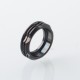 415 Style Slant Ring for 510 Drip Tip - Black, Stainless Steel