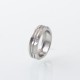 415 Style Slant Ring for 510 Drip Tip - Silver, Stainless Steel