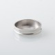 415 Style Decorative Ring Stand for RDA / RTA / RDTA Atomizer - Silver, Stainless Steel