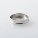 415 Style Decorative Ring Stand for RDA / RTA / RDTA Atomizer - Silver, Stainless Steel