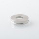 415 Style Decorative Ring Stand for RDA / RTA / RDTA Atomizer - Silver, Stainless Steel