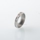 415 Style Decorative Ring Stand for RDA / RTA / RDTA Atomizer - Silver, Stainless Steel