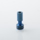 510 Drip Tip for RDA / RTA / RDTA Atomizer - Blue, Stainless Steel