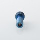 510 Drip Tip for RDA / RTA / RDTA Atomizer - Blue, Stainless Steel