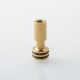 510 Drip Tip for RDA / RTA / RDTA Atomizer - Gold, Stainless Steel