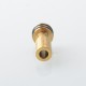 510 Drip Tip for RDA / RTA / RDTA Atomizer - Gold, Stainless Steel