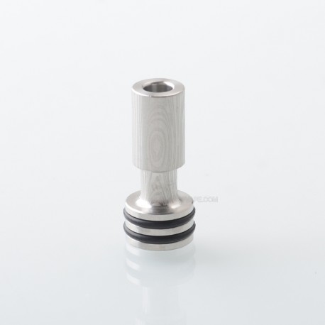 510 Drip Tip for RDA / RTA / RDTA Atomizer - Silver, Stainless Steel