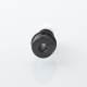 510 Drip Tip for RDA / RTA / RDTA Atomizer - Black + White, Stainless Steel + POM