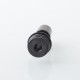 510 Drip Tip for RDA / RTA / RDTA Atomizer - Black + Black, Stainless Steel + POM