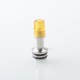510 Drip Tip Set with 4 PCS Mouthpiece for RDA / RTA / RDTA Atomizer - Silver, Stainless Steel + POM + PEEK + PEI