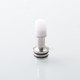 510 Drip Tip Set with 4 PCS Mouthpiece for RDA / RTA / RDTA Atomizer - Silver, Stainless Steel + POM + PEEK + PEI