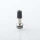 510 Drip Tip Set with 4 PCS Mouthpiece for RDA / RTA / RDTA Atomizer - Silver, Stainless Steel + POM + PEEK + PEI