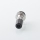 510 Drip Tip Set with 4 PCS Mouthpiece for RDA / RTA / RDTA Atomizer - Silver, Stainless Steel + POM + PEEK + PEI