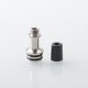 510 Drip Tip Set with 4 PCS Mouthpiece for RDA / RTA / RDTA Atomizer - Silver, Stainless Steel + POM + PEEK + PEI