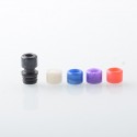 510 Drip Tip Set with 5 PCS Mouthpiece for RDA / RTA / RDTA Atomizer - Black, Stainless Steel + Resin