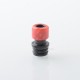 510 Drip Tip Set with 5 PCS Mouthpiece for RDA / RTA / RDTA Atomizer - Black, Stainless Steel + Resin
