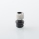 510 Drip Tip Set with 5 PCS Mouthpiece for RDA / RTA / RDTA Atomizer - Black, Stainless Steel + Resin