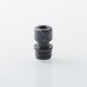 510 Drip Tip Set with 5 PCS Mouthpiece for RDA / RTA / RDTA Atomizer - Black, Stainless Steel + Resin