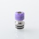 510 Drip Tip Set with 5 PCS Mouthpiece for RDA / RTA / RDTA Atomizer - Silver, Stainless Steel + Resin