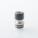510 Drip Tip Set with 5 PCS Mouthpiece for RDA / RTA / RDTA Atomizer - Silver, Stainless Steel + Resin