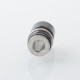 510 Drip Tip Set with 5 PCS Mouthpiece for RDA / RTA / RDTA Atomizer - Silver, Stainless Steel + Resin