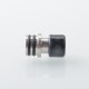510 Drip Tip Set with 5 PCS Mouthpiece for RDA / RTA / RDTA Atomizer - Silver, Stainless Steel + Resin