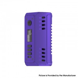 [Ships from Bonded Warehouse] Authentic Dovpo Odin V2 200W Box Mod - Satin Purple, VW 1~200W, 2 x 18650 / 21700