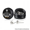 Authentic Thunder Cloud Ni80 2-Core Clapton Coil - 0.28ohm, 28ga x 2 + 38ga (10 PCS)