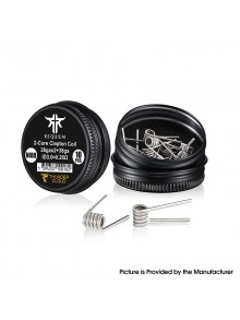 Authentic Thunder Cloud Ni80 2-Core Clapton Coil - 0.28ohm, 28ga x 2 + 38ga (10 PCS)