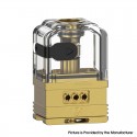 Authentic Thunder Cloud X El Mono Vapeador Requiem Boro RBA Tank - 24K Gold, 6ml, Air Pin 1.0, 2.0, 3.0,4.0mm