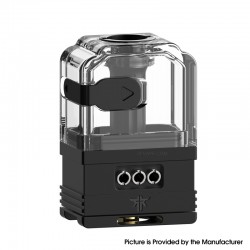 Authentic Thunder Cloud X El Mono Vapeador Requiem Boro RBA Tank - Matte Black, 6ml, Air Pin 1.0, 2.0, 3.0,4.0mm